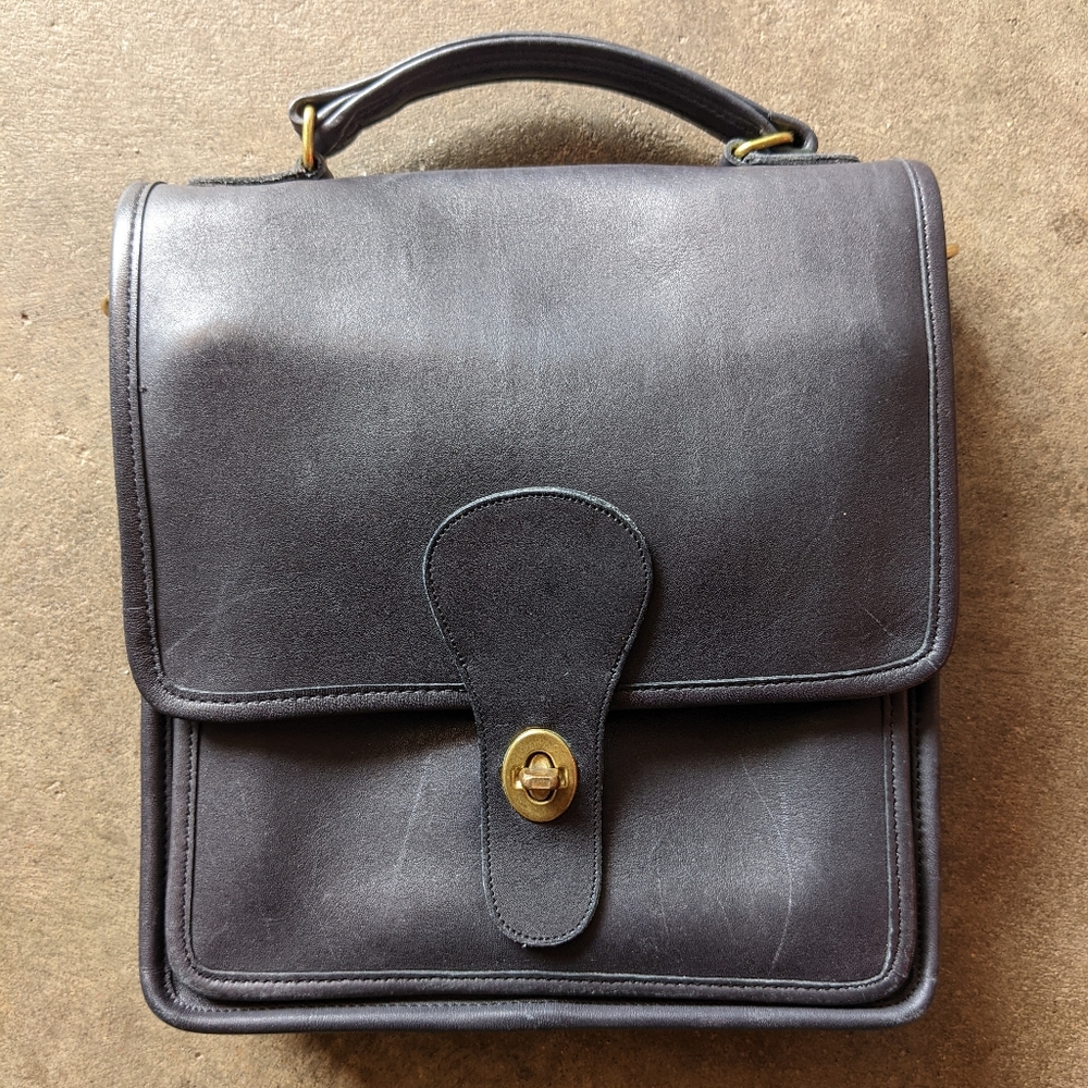 Vintage Coach Station Bag №5130 in Black
